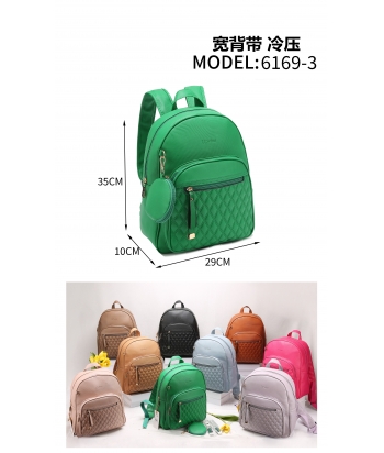 BACKPACK 6169-3 PLASTIC (PU) 65Unit/box