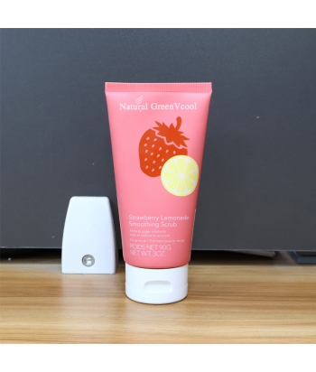 Natural GreenVcool Exfoliating Scrub Moisturizing, Hydrating and Smooth Skin Strawberry Lemon Body Scrub