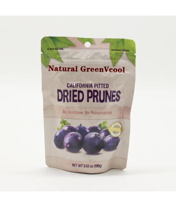 Natural GreenVcool Prunes No sucrose no added pitted large prunes pregnant women snack preserves