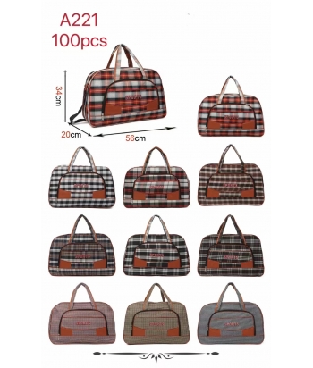 TRAVEL BAG A-221 POLYESTER 100Unit/box