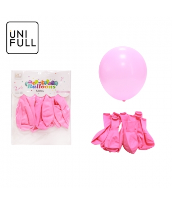 UNIFULL 2.8G亚光粉色气球10PCS订卡