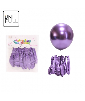 UNIFULL 2.8G metal balloon 10PCS (purple)