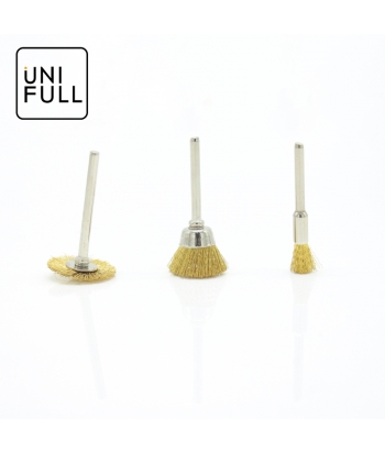 UNIFULL 3PCS wire brush sleeve (bowl/pen /T)