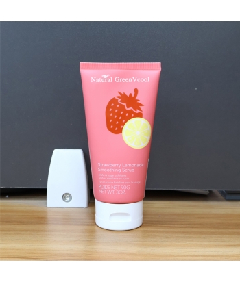 Natural GreenVcool Exfoliating Scrub Moisturizing, Hydrating and Smooth Skin Strawberry Lemon Body Scrub
