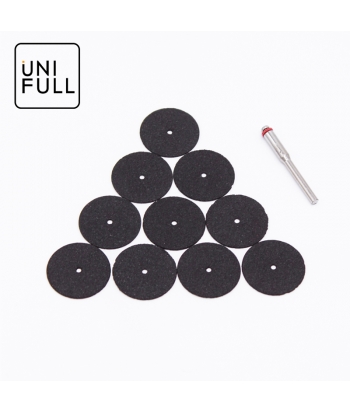 UNIFULL 10PCS切割片（黑色）+1PC接杆