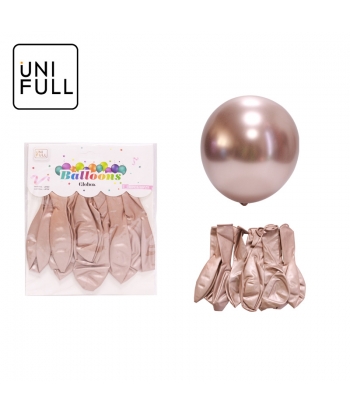 UNIFULL 2.8G metal balloon 10PCS (rose gold)