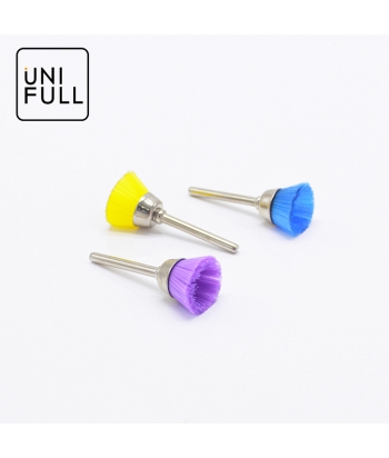 UNIFULL 3PCS/PP丝刷（蓝色/黄色/紫色）
