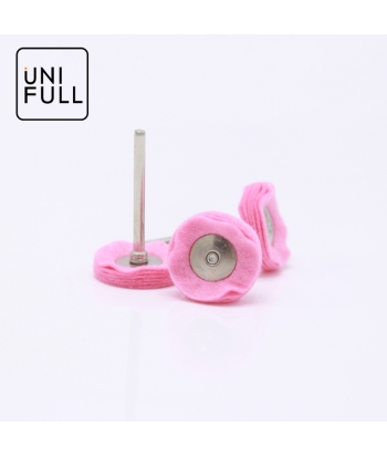 UNIFULL 3PCS pink non-woven brush