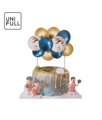 UNIFULL 5号气球新款蛋糕球套装（10PCS/卡）